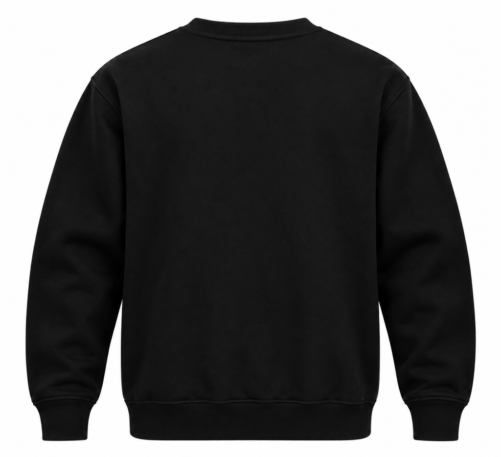TS1951 Maluku Crewneck Sweater – Zwart
280 GSM · Regular fit · Geborduurd borstlogo